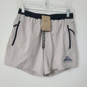 Nike Trail Sunrise 5" Brief-Lined Running Shorts DV9311-012 Size S Light Iron